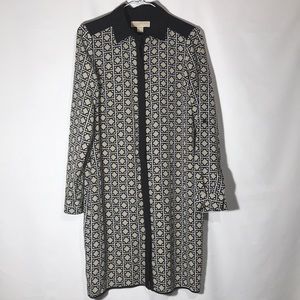 Michael Kors Black And Cream Dress Size 4